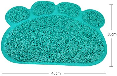 DDbrand Cats Litter Trapping Mats Pads 30 * 40cm PVC Elastic Fiber Mats for Cats Litter Boxes