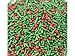 SweetGourmet Holly Berry Mix | Holiday Christmas Sprinkles Nonpareils Bulk | 2 Pounds