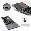 Folding-Bluetooth-Keyboard-Jelly-Comb-B003B-Rechargeable-USB-Wired-Bluetooth-Keyboard-Dual-Mode-UK-Layout-with-Touchpad-Dark-Gray-Upgraded-Version Folding Bluetooth Keyboard, Jelly Comb B003B Rechargeable USB Wired & Bluetooth Keyboard Dual Mode UK Layout with…