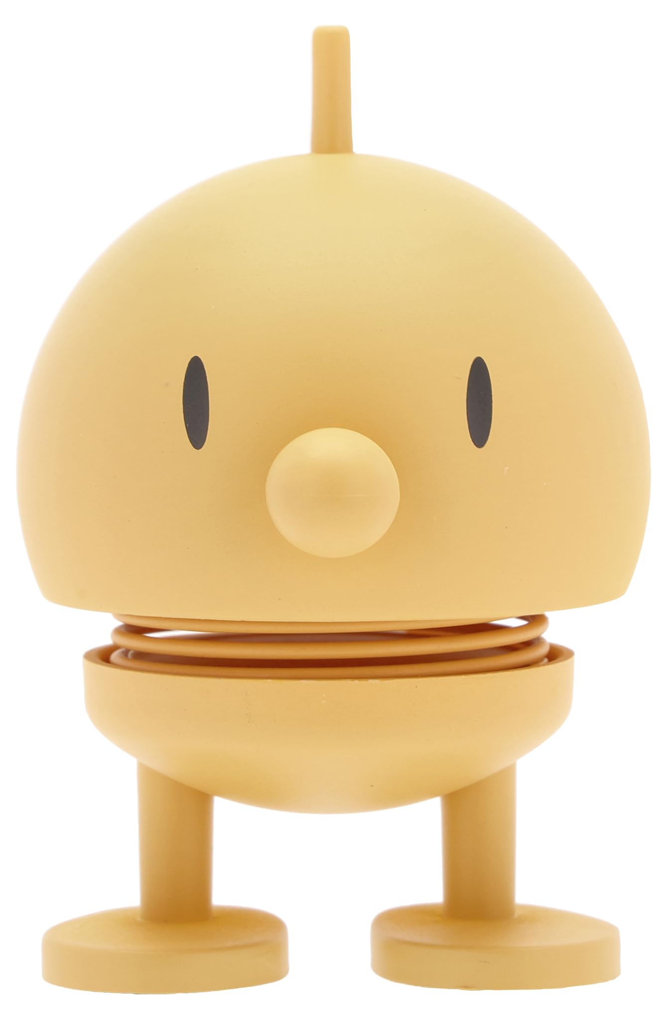 Hoptimist Soft Bumble Wobbly Figure Decoration – Scandinavian Desk and Office Gadget – Fun Collectible Gift for Men and Women – Danish Design – ABS Plastic – 7.6 x 5.8 cm – Small – Mimosa