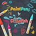 Paint Pens Markers Set of 15: Variety of Shades with Gold, Silver and White. Fine Point Permanent Color Pens for Rocks, Wood, Glass, Plastic and Metal. Quick Dry, Water Resistant for Every Surface