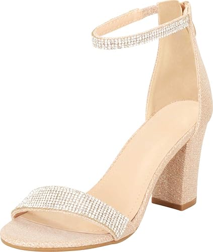 crystal ankle strap sandals