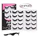 False Eyelashes 10 Styles 3D&5D Long Fake Eyelashes Reusable Natural False Lashes Handmade 3D Faux Lashes with Free EyeLash Tweezers - 10 Pairs