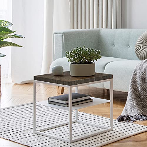 LotFancy Peel and Stick Wallpaper, 11.8”x 78.7”, Mocha Brown, Removable Wood Contact Paper, Self Adhesive Wall Paper for Countertop Cover, Furniture Renovation, Squeegee Included