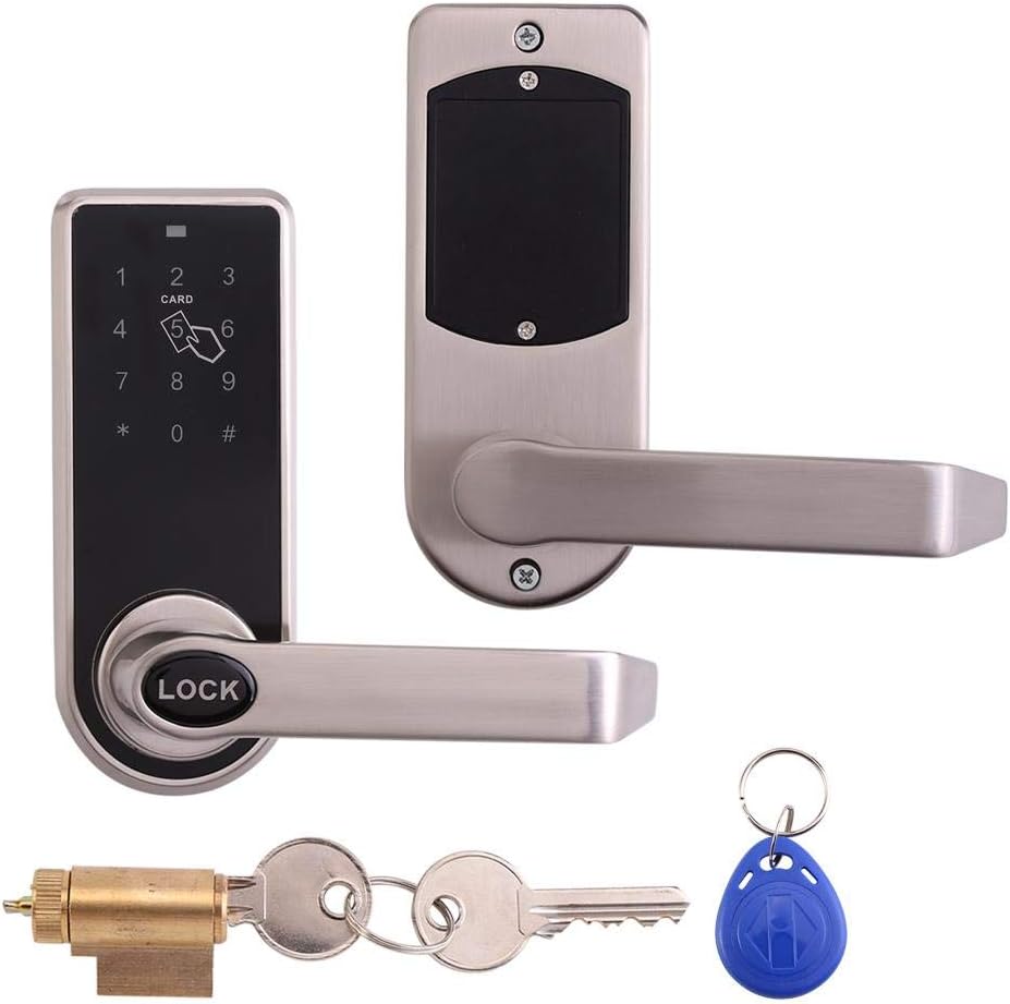 Keyless Security Touch Screen Electronic Code Door Handle Lock,Digital ...