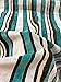 Turquoise Teal Blue Stripe Elegant Raised Upholstery Velvet Fabric Sold By Yard