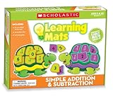 Scholastic Teacher's Friend Simple Addition & Subtraction Learning Mats, Multiple Colors (TF7115)
