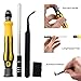 45 in 1 Precision Screwdriver Toolkit-JACKYLED Mini Compact Disassembly Repair Bits with Handle Tweezer Extension Bar Suction Cup for Laptop Computer Phone iPhone6s/7/7p/8/8p Electronic Products