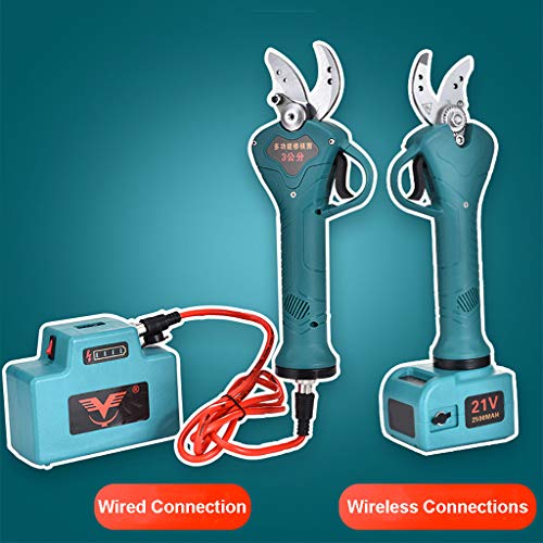 ELSP Elektrische Astschere, Wiederaufladbare Doppelbatterie (kabelgebunden Und Kabellos), 0-30MM Schneiddurchmesser… – Bild 3