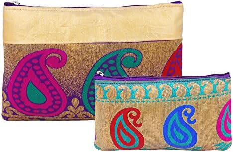 Thanksgiving Gifts for Women Traditional Indian Purse Wallet Set of 2