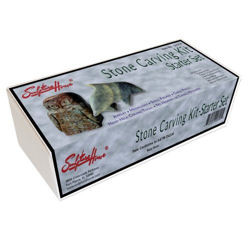 Sculpture House Stone Carving Kit Starter Set kit