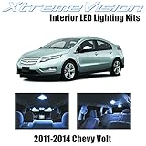 XtremeVision Chevy Volt 2011-2014 (7 Pieces) Cool White Premium Interior LED Kit Package + Installation Tool