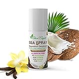 Sea Spray Natural Magnesium ROLL ON Deodorant | The Fitness Deodorant | Aluminum FREE | Non GMO | Paraben Free | Cruelty Free | Effective | Non-Toxic | 3 oz. (Vanilla Coconut)