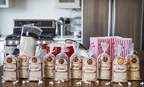 image for Amish Country Popcorn- 10 (1 Lb Bag) Variety Gift Set Bundle with Reci