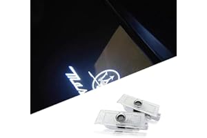 UUAKARIN 2Pcs Car Door Light LED Welcome Light Projector Door Shadow Lights Puddle lamp Car Ghost Shadow Light for Levante 2014-present