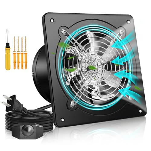 Mdeinu 8-Inch Wall Exhaust Fan