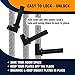 Yes4All Olympic Weight Plate Holder Power Rack Attachment (2×2 Power Rack) – Fit 2″ Olympic Weight Platesthumb 4
