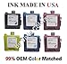 BCI-1421 & BCI-1441 New compatible ink cartridge for use with Canon W8400- A set of 6- BK,C,M,PC,PM & Y