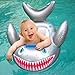 Ginkago Inflatable Shark Pool Float Floaties Swimming Pool Tube Raft for Kids Summer Beach Inflatable Toys