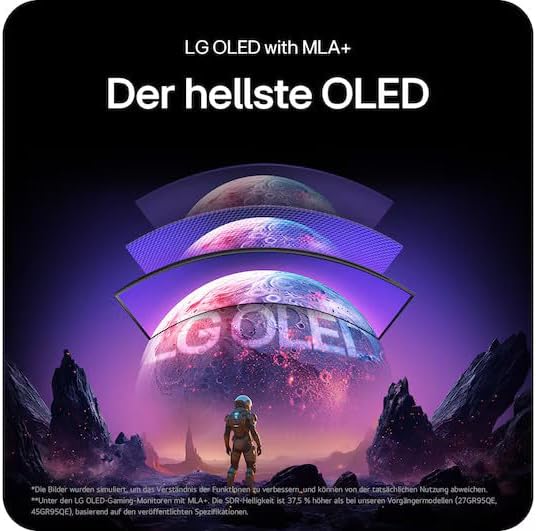 Ultragear™ 45GX950A-B.AEU (45 Zoll) 21:9 Curved 800R 5K2K OLED Gaming-Monitor, 165Hz/330Hz, AMD FreeSync™ Premium Pro, DisplayHDR™ True Black 400, 2X HDMI 2.1, Schwarz