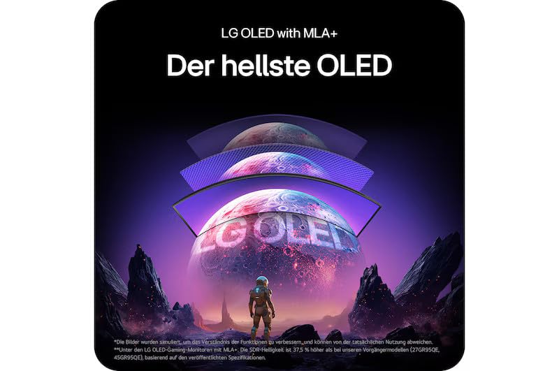 LG Ultragear™ 45GX950A-B.AEU (45 Zoll) 21:9 Curved 800R 5K2K OLED Gaming-Monitor, 165Hz/330Hz, AMD FreeSync™ Premium Pro, DisplayHDR™ True Black 400, 2X HDMI 2.1, Schwarz 3