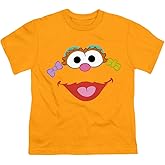 Popfunk Classic Sesame Street Character Faces Collection Unisex Youth T Shirt
