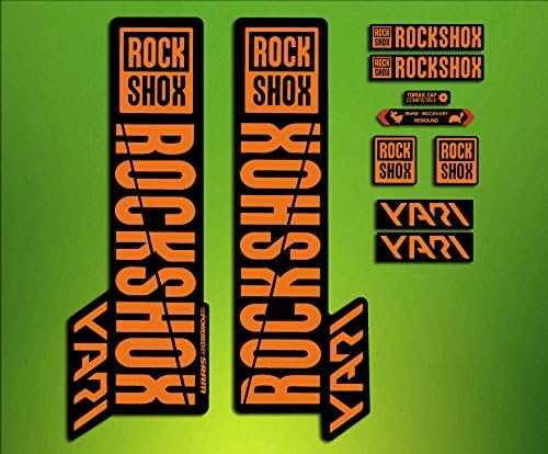 Stickers Fork Rock Shox Yari 2018 ELX61 Fork Aufker Decals MTB