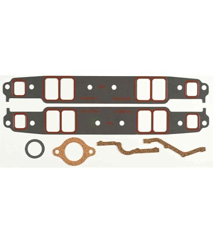 Intake Manifold Gaskets For Small Block Chevy 305, 327, 350 (1957-2000) – 2-Pack, 1-3/16