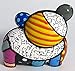 Romero Britto Mini Panda Figurine