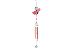 Spoontiques Betty Boop Wind Chime - Outdoor Garden Décor - Decorative Chimes for Yard, Garden, Backyard and Patio Decoration