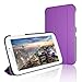 Tab 3 7 Case, Samsung Tab 3 Case, JETech Gold Slim-Fit Smart Case Cover for Samsung Galaxy Tab 3 7.0 inch Tablet (Purple)