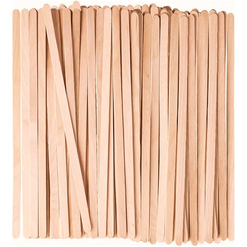 GUSTO [1000 Count] 7.5 Inch Wooden Coffee Stirrers - Wood Stir Sticks, Biodegradable, Eco-Friendly Wood Stirrers for Coffee & Cocktails (Formerly Comfy Package)