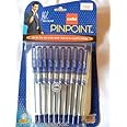 3 X 10 X Cello Pinpoint Fine Write Ball Point Pen Blue Ink 0.5 Mm Tip