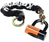 Kryptonite New York Noose 1275 Chain Bicycle Lock with Evolution Series 4 Disc Lock Chain Bicycle Lock (2-Foot x 4-Inch)