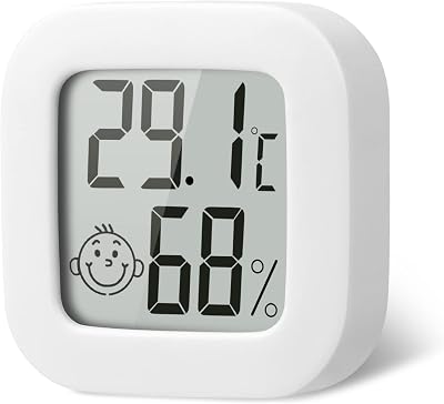 Flintronic Room Thermometer Hygrometer Indoor Mini Digital LCD Display