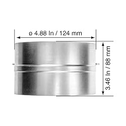ECOPRO VENT - 5" Inch Backdraft Damper for Straight