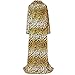 PAVILIA Leopard Fleece Wearable Blanket with Sleeves for Adults Women Men, Soft Warm Full Body Wrap Throw, Sweatshirt Pocket, Cozy Pullover Robe Blanket with Arm, Gifts for Christmas Mom Wife