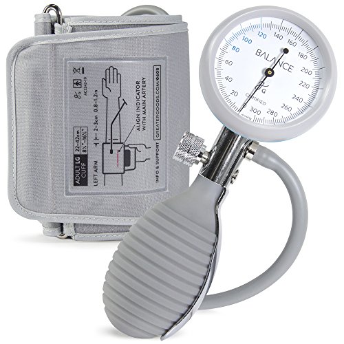 Balance sphygmomanometer adult blood pressure monitor, large cuff…