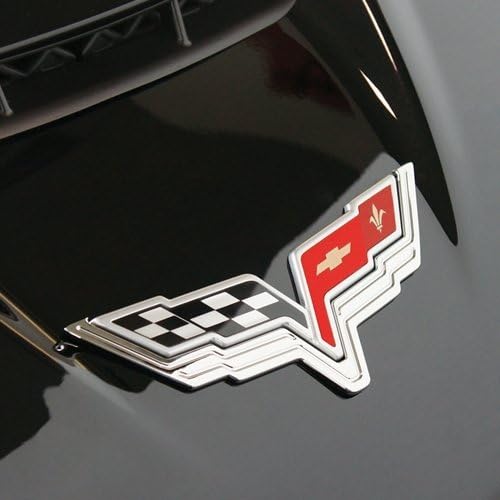 Corvette Billet Emblem Bezels : 2005-2013 C6,Z06,ZR1 and Grand Sport (2 Piece Set)