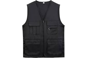 Turilly Mesh Breathable Fishing Vest for Women Lightweight Outdoor Vest High Visibility Zipper Front Work Jacket with Pockets