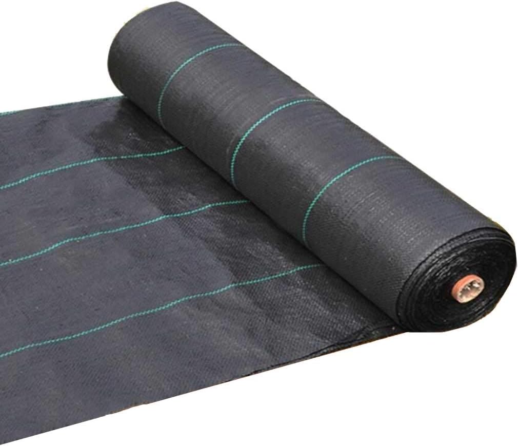 YCSD 2m X 5m Sheet 100gsm Woven Weed Barrier Durable Polypropylene