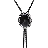 HUABOLA CALYN Bolo tie for Men- Unique Luminous Stone Native American White 3D Scorpion Animal Bolo ties Handmade