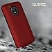 Moto E4 Case,SENON Slim-fit Shockproof Anti-Scratch Anti-Fingerprint Protective Case Cover for Motorola Moto E4 / Moto E 4th Generation,Red