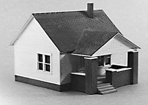 Rix Products - Rix Products One-Story House w/Side Porch - Kit - HO