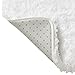 Genteele Non-Slip Memory Foam Shaggy Bathroom Mat, Water Absorbent, Super Plush Bath Mat, Washable Bathroom Rug (21
