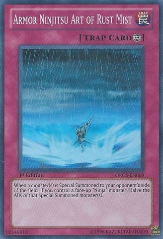 Yu-Gi-Oh! - Armor Ninjitsu Art of Rust Mist (ORCS-EN069) - Order of Chaos - Unlimited Edition - Super Rare