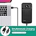 NEWDERY Samsung Galaxy S7 Edge Battery Case Slim, 5000mAh Rechargeable Extended Charging Phone Case Compatible Galaxy S7 Edge(Black)