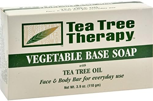 Tea Tree Therapy Vegetable Base Soap with Tea Tree Oil - 3.9 oz Bar Soap