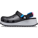 metallic platform crocs