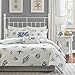 Harbor House Cozy Cotton Comforter Set - Coastal, All Season Down Alternative Casual Bedding with Matching Shams, Decorative Pillows, Beach House, Reversible Seashell Blue Full(80